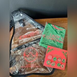 Lady Gaga The Chromatica Ball Clear VIP Bag, Pin, Towel Set